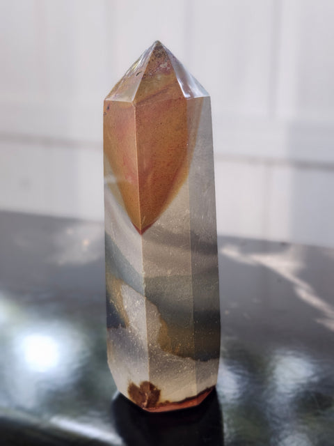 Polychrome jasper tower! 15 ounces, 5.9 inches