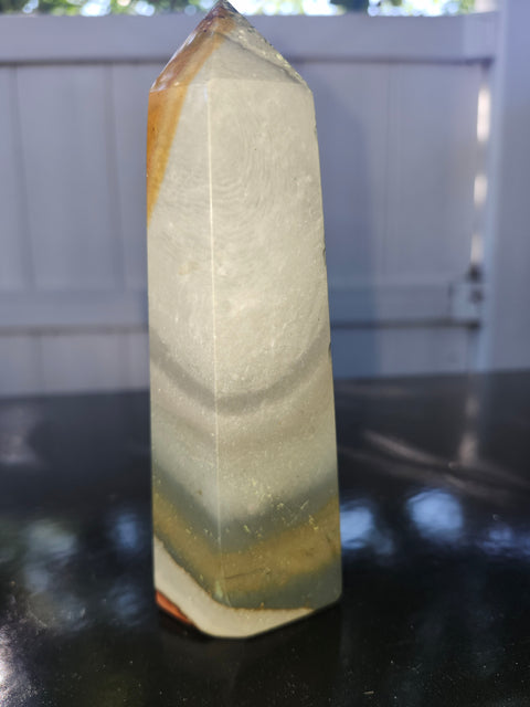 Polychrome jasper tower! 15 ounces, 5.9 inches