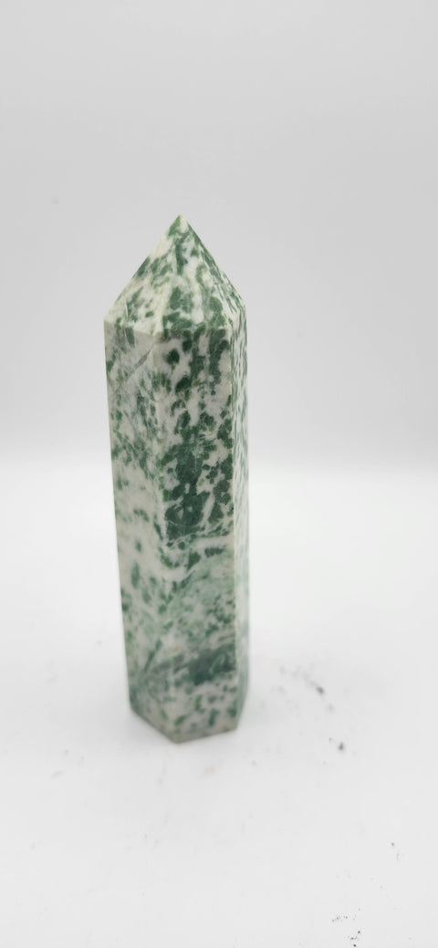 Tree agate tower! 4 inches, 4 ounces