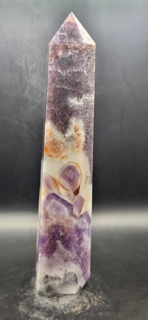 Large amethyst tower! 7 inches tall, 12 ounces.