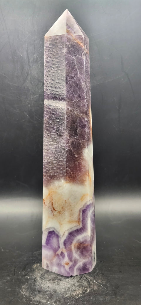Large amethyst tower! 7 inches tall, 12 ounces.