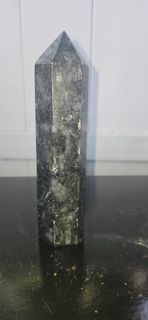 Large larvikite tower! 7 inches tall, 1.3 pounds