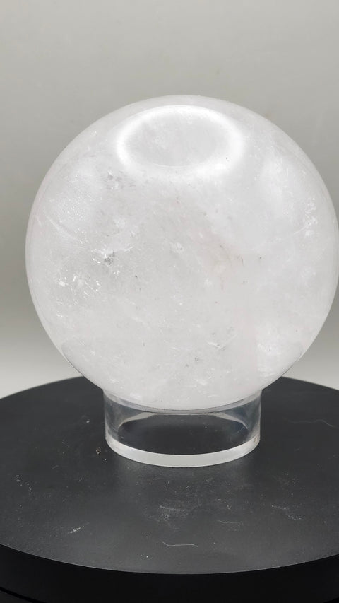 Clear quartz sphere! 1.13 pounds,83mm, 3.3 inches