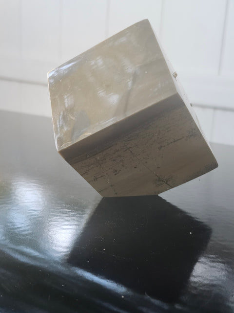 Dendritic jasper balancing cube! 1.5 pounds, 2.8 by 2.7 inch's