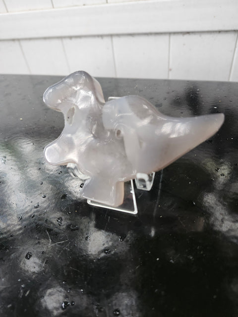 Druzy agate dinosaur! 3 ounces, 3 inches