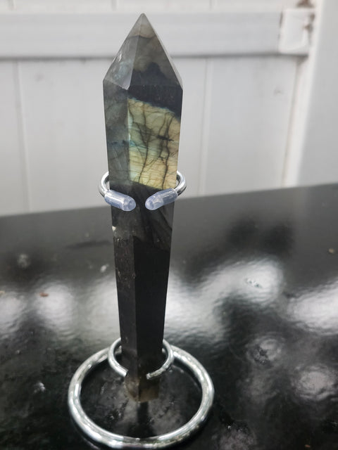 Labradorite scepter! 4.6 ounces, 144mm, 5.6 inches