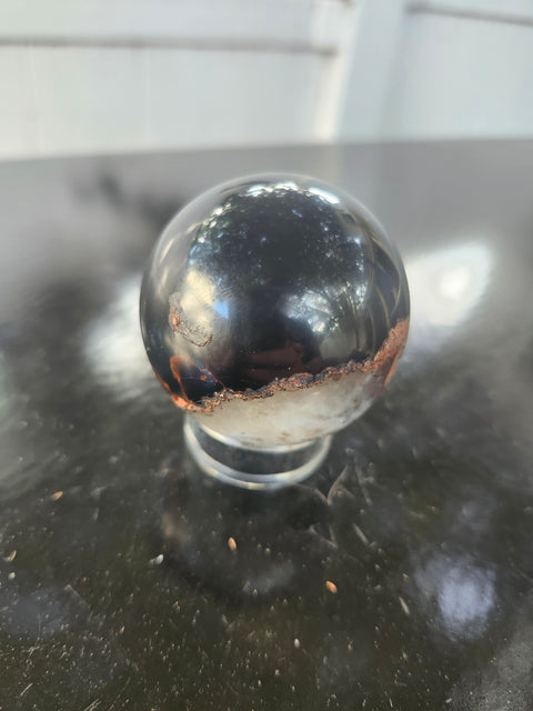 Agate sphere! 5 ounces, 48.1mm, 1.89 inches