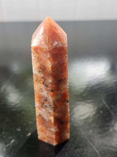 Calcite tower! 2.5 ounces, 3.6 inches tall