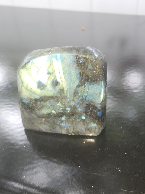 Labradorite free form! 9 ounces, 2.5 inches wide, 2.3 inches tall