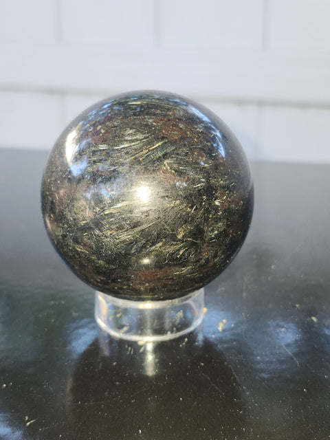 57.1mm, 2.24 inch, 10.5 ounce Afrvedsonite sphere!