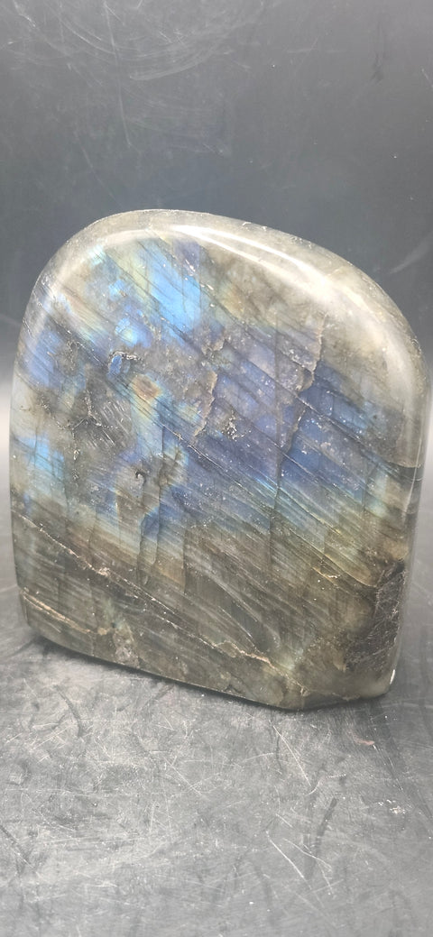 Labradorite free form! 14 ounces, 3 inch by 3 inch