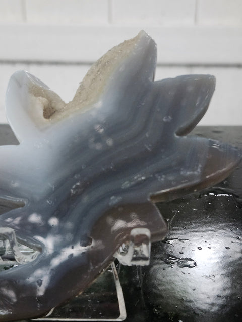 Druzy agate flower petals! 4 ounces, 4.5 inches