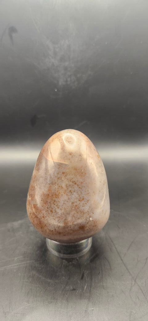 Sunstone egg. 9 ounces, 2.78 inches tall!