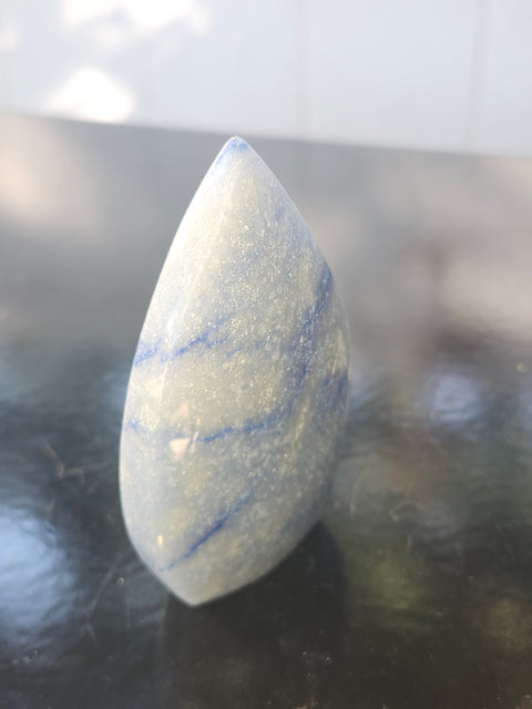 Blue aventurine tear tower! 3.1 inch, 4.2 ounces