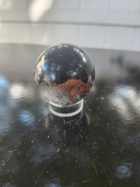 Agate sphere! 5 ounces, 48.1mm, 1.89 inches