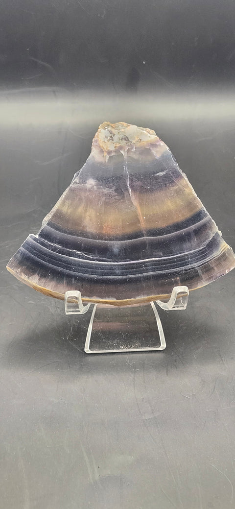 Mini blue,green purple florite slab! 3.25 inches, 3.8 ounces