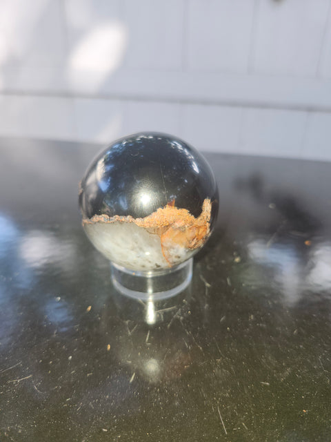 Agate sphere! 5 ounces, 48.1mm, 1.89 inches