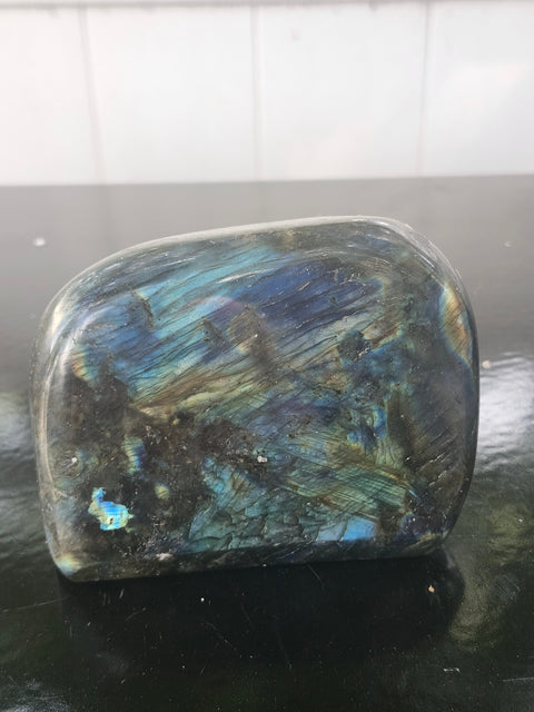 Labradorite free form! 1.2 pounds, 3.8 inches wide, 2.7 inches tall