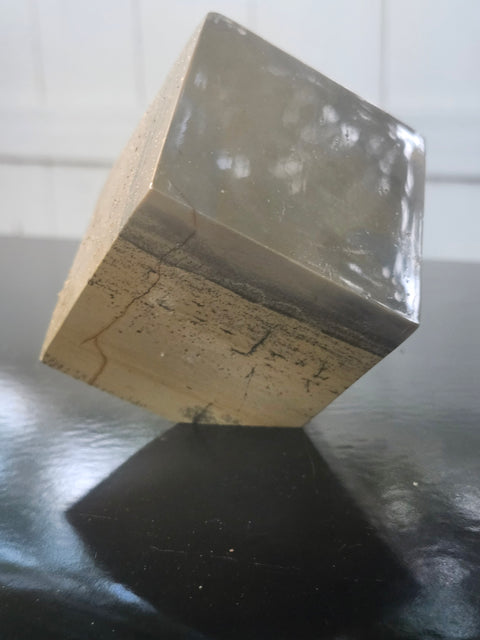 Dendritic jasper balancing cube! 1.5 pounds, 2.8 by 2.7 inch's