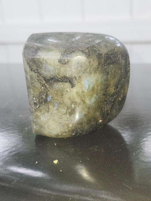 Labradorite free form! 9 ounces, 2.5 inches wide, 2.3 inches tall
