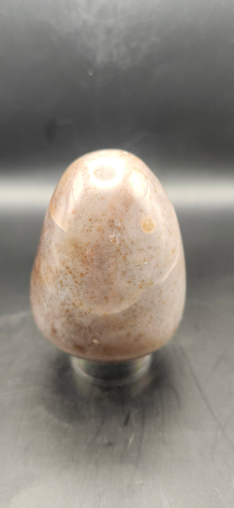 Sunstone egg. 9 ounces, 2.78 inches tall!