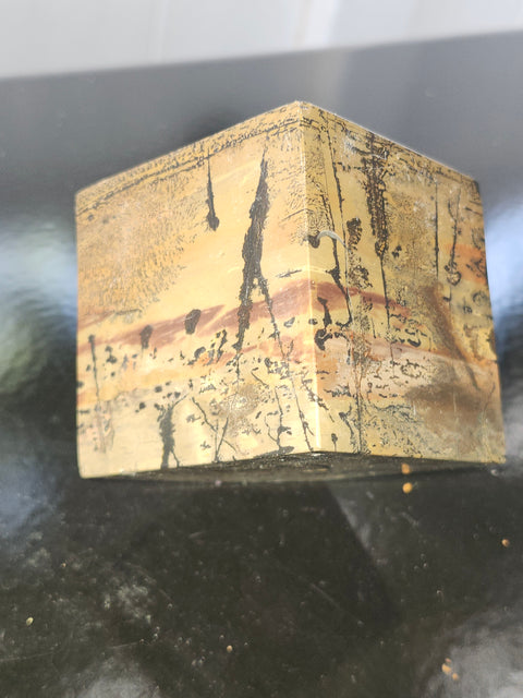 Dendritic jasper balancing cube! 1.5 pounds, 60.6mm by 61.2mm