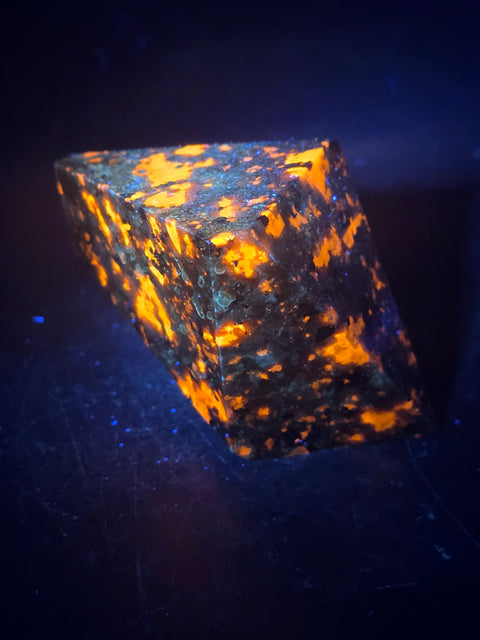 Flame stone free form! 7 ounces, 2.4 inches by 2.2 inches