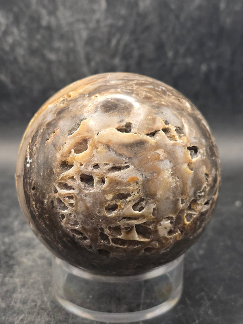Sphalerite sphere! 65.5mm, 2.5 inches, 13.9 ounces