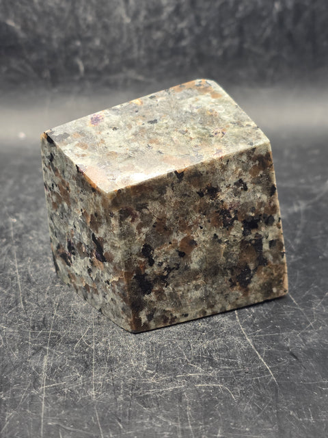 Flame stone free form! 7.4 ounces, 1.9 inches by 1.9"