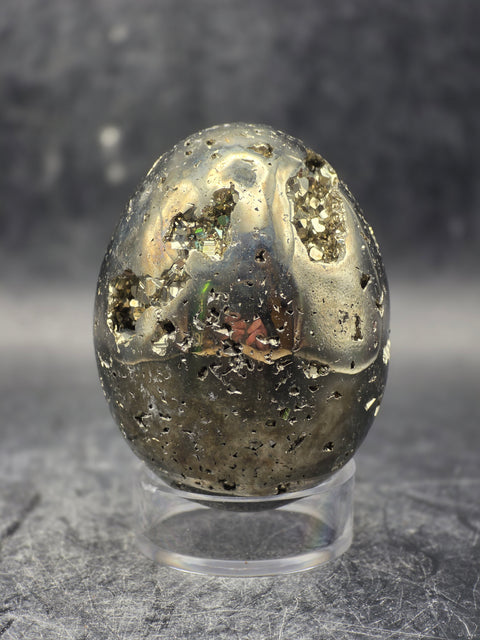 Pyrite egg! 7.7 ounces, 2.1 inches tall!
