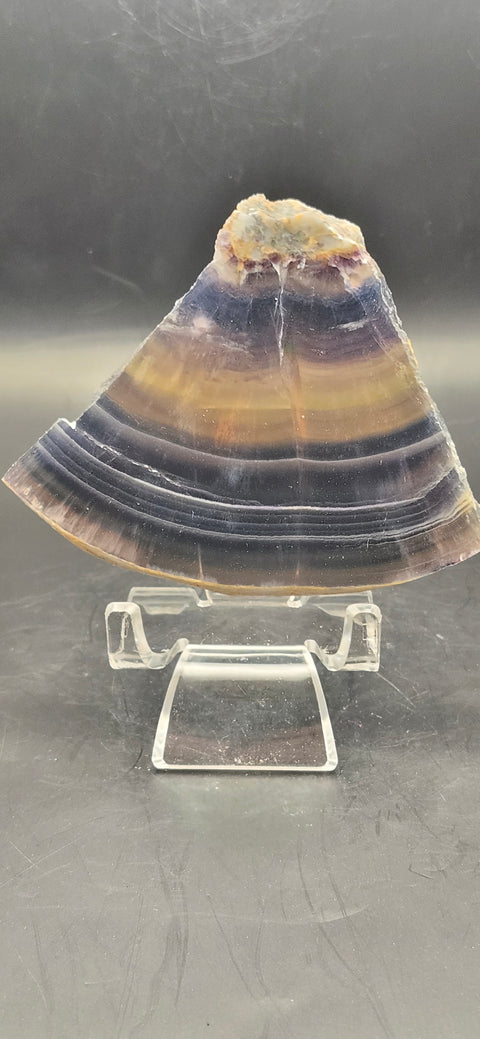 Mini blue,green purple florite slab! 3.25 inches, 3.8 ounces