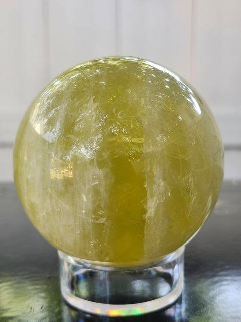 Citrine sphere! 1.1 pound, 70mm, 2.79 inches