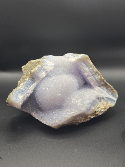 Rare natural raw 5.6 pound blue lace agate cluster!!