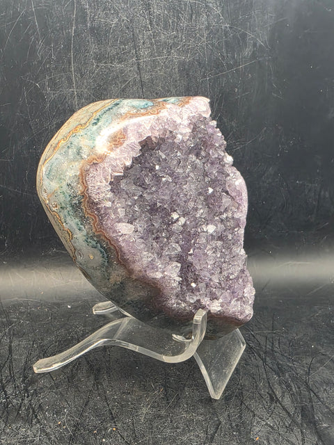 Druzy Amethyst heart! 1.3 pounds, 4 inches wide!