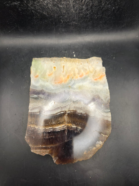 Florite slab! 1.4 pounds, 5.5 inches tall, 4.5" wide