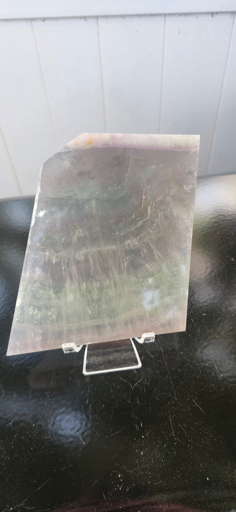 Florite slab, 1.6 pound, 5.25 inches tall by 4.25 wide!