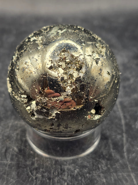 Pyrite sphere! 44.4mm, 1.7 inches, 6.8 ounces