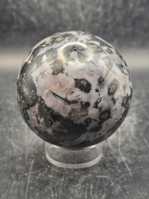 Indigo Gaborone sphere! 59.6mm, 2.3 inches, 11.6 ounces