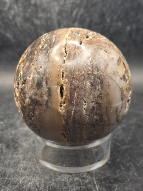 Sphalerite sphere! 65.5mm, 2.5 inches, 13.9 ounces