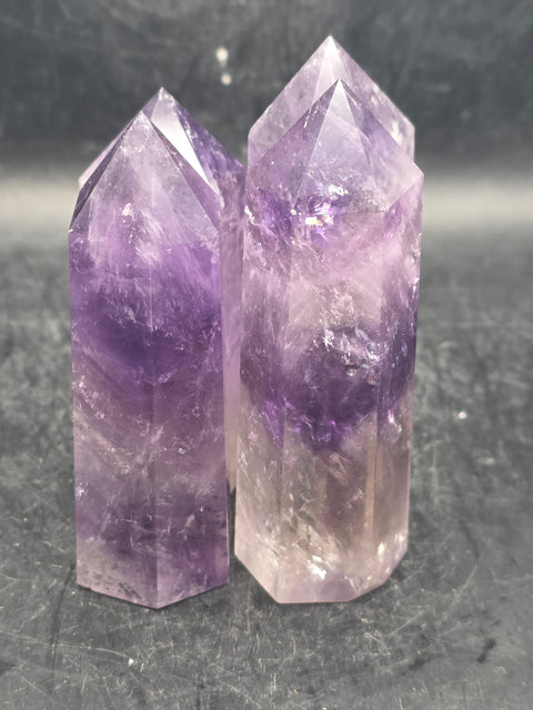 Natural Amethyst tower! 3 too 3.4 inches tall, 4 ounces