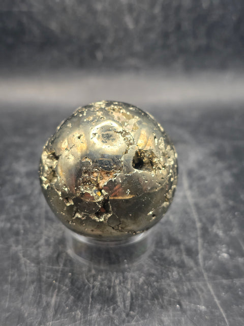 Pyrite sphere! 45.4mm, 1.7 inches, 7.8 ounces