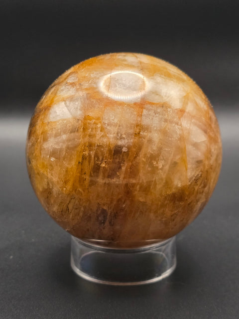 Large golden healer sphere! 79mm, 3.1 inches, 1.8 pounds