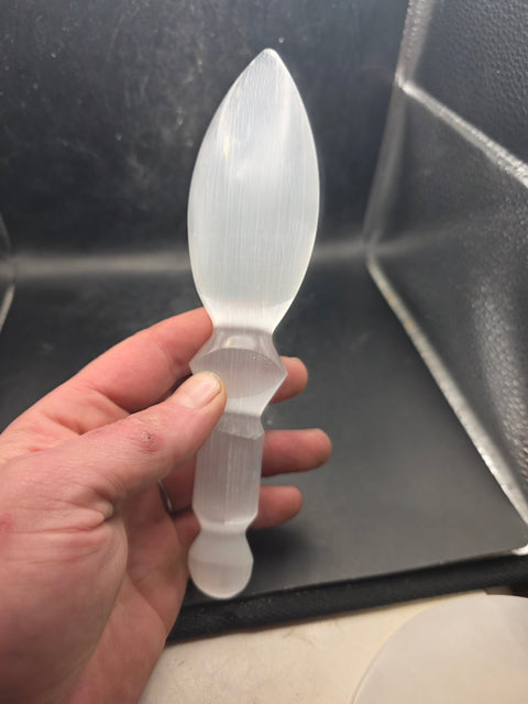 selenite knife! 7.5 inches long!