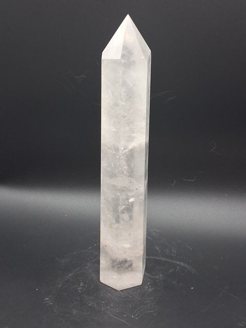 Clear quartz tower! 10 ounces, 7 inches tall
