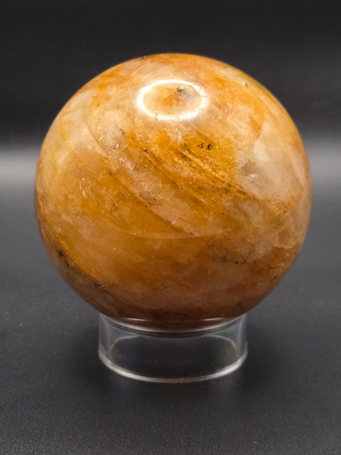 Large golden healer sphere! 79mm, 3.1 inches, 1.8 pounds