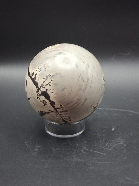 Picture jasper sphere! 63.9mm, 2.3 inches, 10 ounces