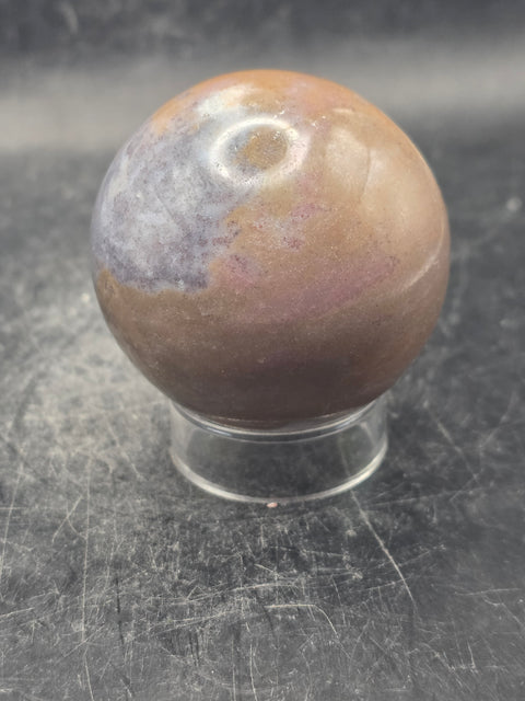 Ocean jasper sphere! 48.7mm, 1.9 inches, 5.6 ounces