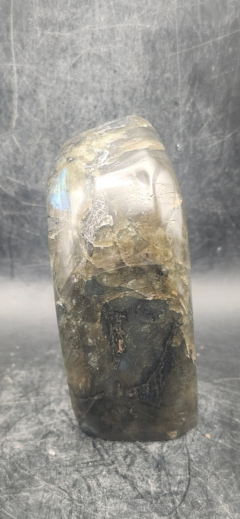 Labradorite free form! 1.1 pounds, 3.5 inches tall, 2.5 inches wide