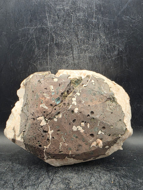 stilbite free form! 1.8 pounds, 5.4 inches long, 3.7 wide!