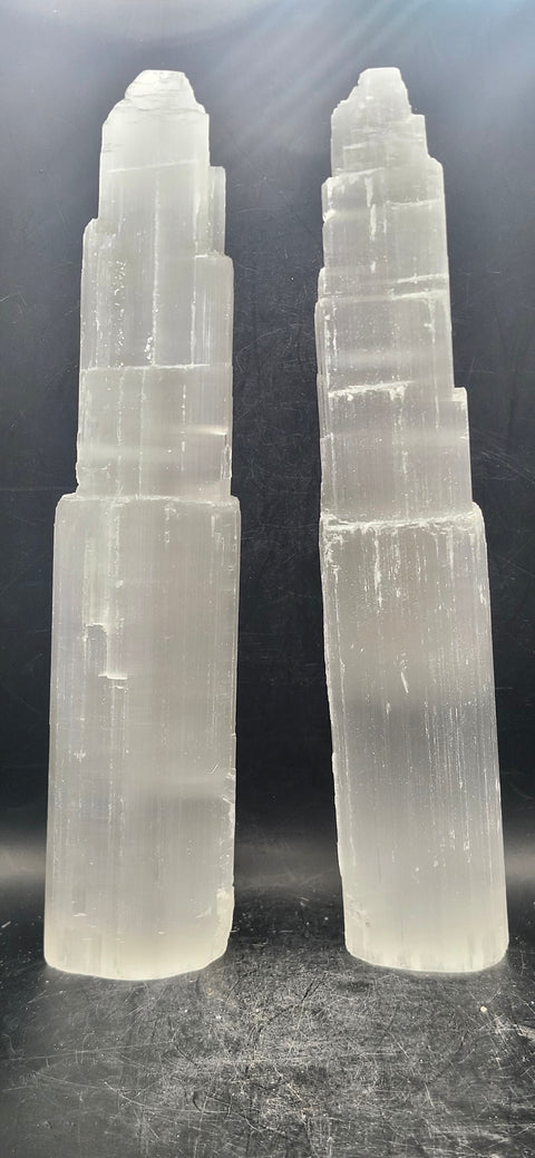 Selenite tower! 8 inches, 15 ounces!